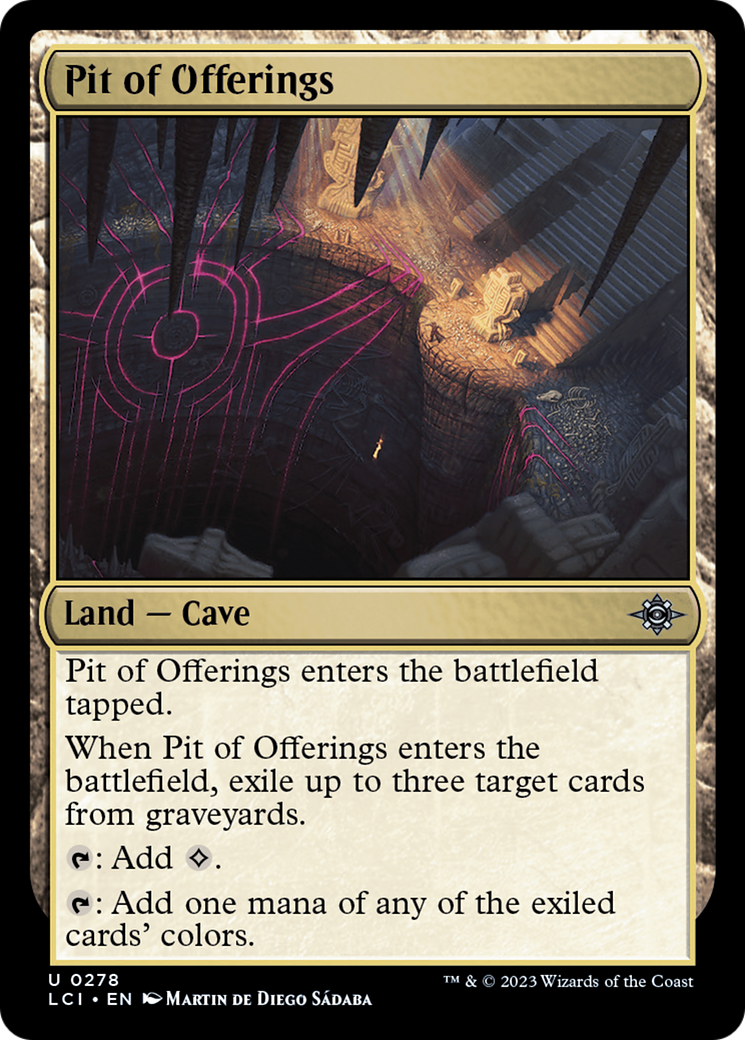 Pit of Offerings [The Lost Caverns of Ixalan] | Chromatic Games