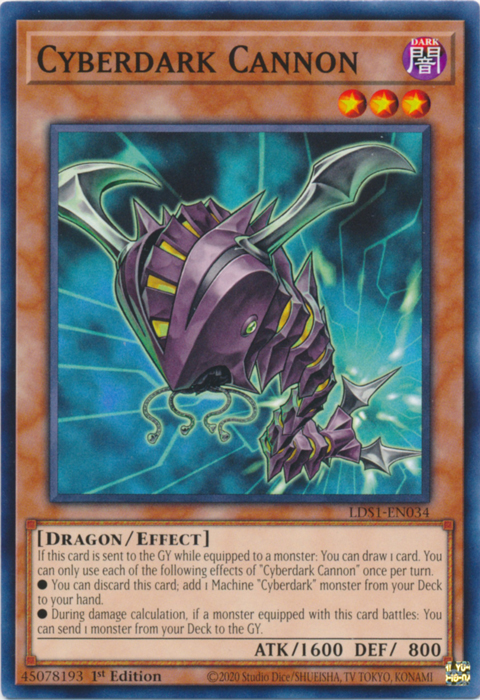 Cyberdark Cannon [LDS1-EN034] Common | Chromatic Games