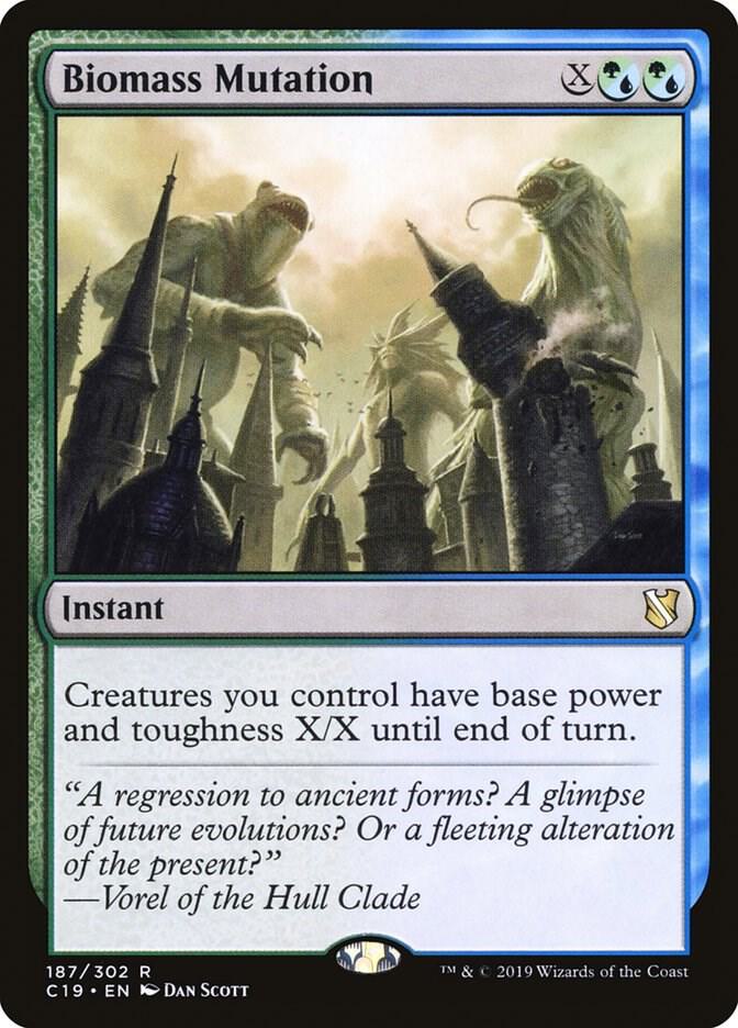 Biomass Mutation 187/302 (Commander 2019)  | Chromatic Games