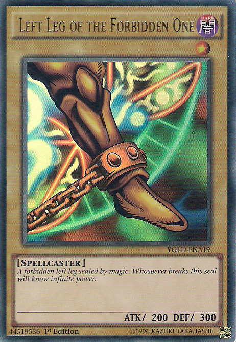 Left Leg of the Forbidden One [YGLD-ENA19] Ultra Rare | Chromatic Games