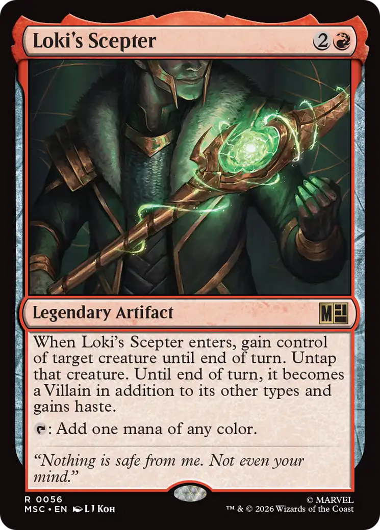 Loki's Scepter [Marvel Super Heroes Commander] | Chromatic Games