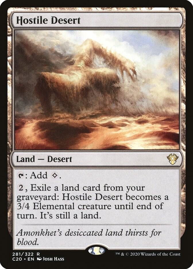 Hostile Desert 281 (Commander 2020)  | Chromatic Games