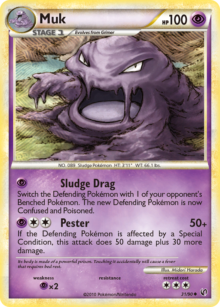 Muk (31/90) [HeartGold & SoulSilver: Undaunted] | Chromatic Games