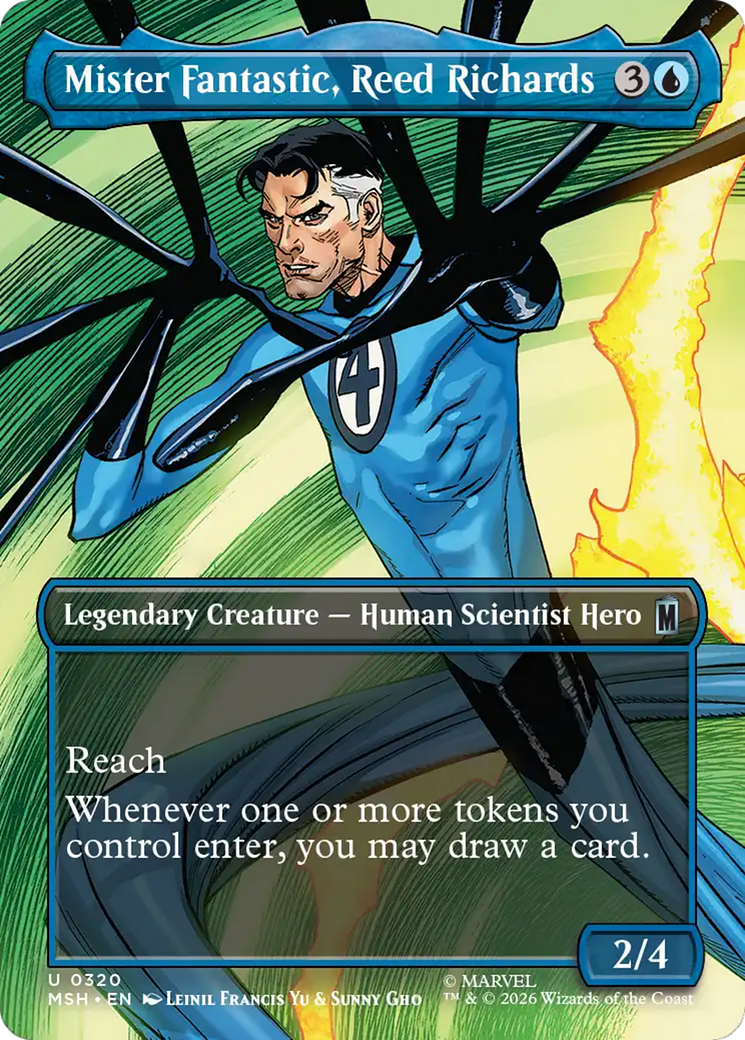 Mister Fantastic, Reed Richards (Borderless) [Marvel Super Heroes] | Chromatic Games