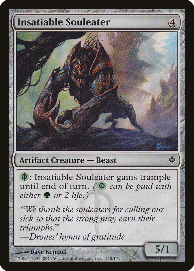 Insatiable Souleater 140/175 (New Phyrexia)  | Chromatic Games