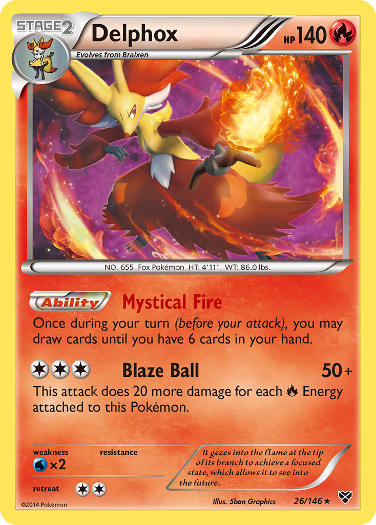 Delphox (26/146) [XY: Base Set] | Chromatic Games