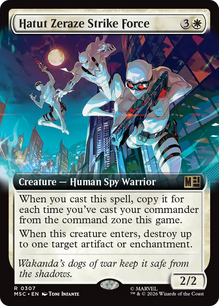 Hatut Zeraze Strike Force (Extended Art) [Marvel Super Heroes Commander] | Chromatic Games