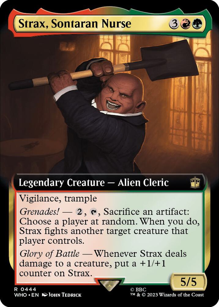 Strax, Sontaran Nurse 444/331 (Universes Beyond: Doctor Who)  - Extended Art | Chromatic Games