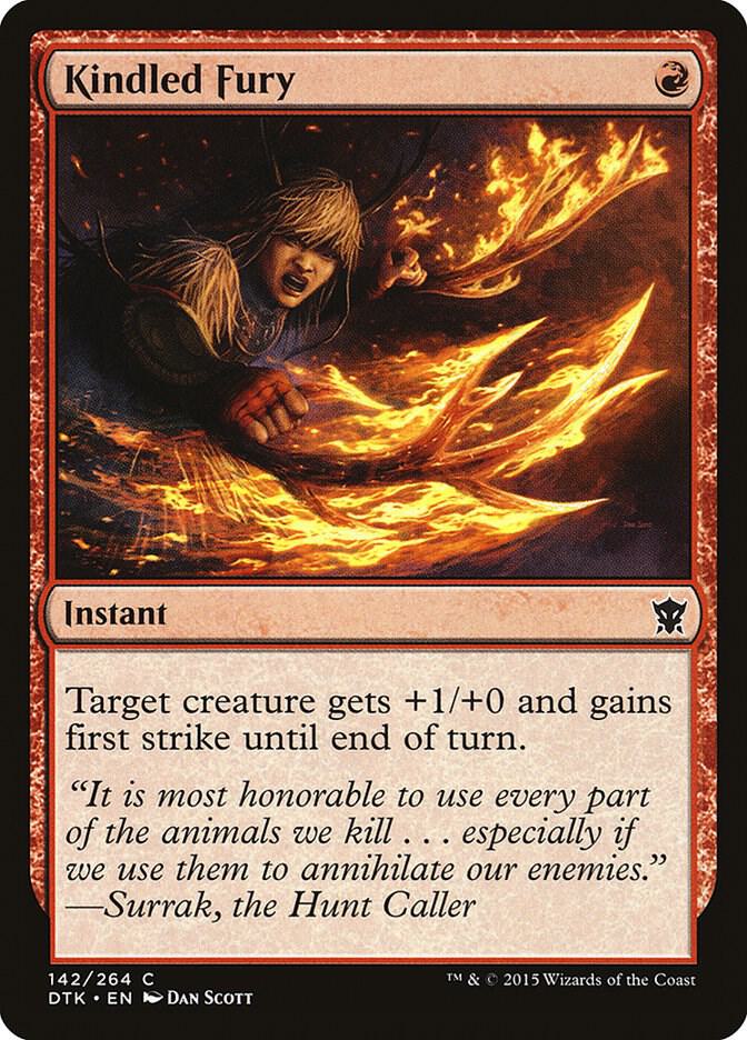 Kindled Fury 142/264 (Dragons of Tarkir)  | Chromatic Games