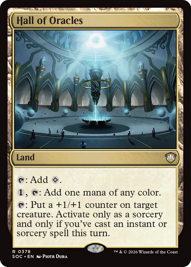 Hall of Oracles [Secrets of Strixhaven Commander] | Chromatic Games