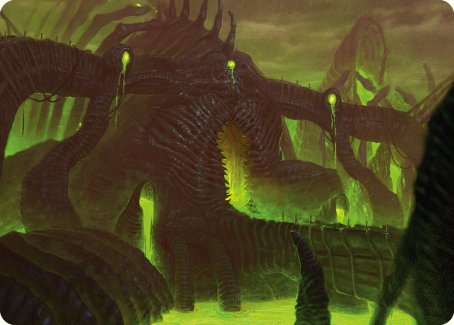 The Dross Pits Art Card [Phyrexia: All Will Be One Art Series] | Chromatic Games