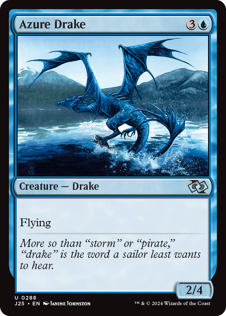 Azure Drake [Foundations Jumpstart] | Chromatic Games