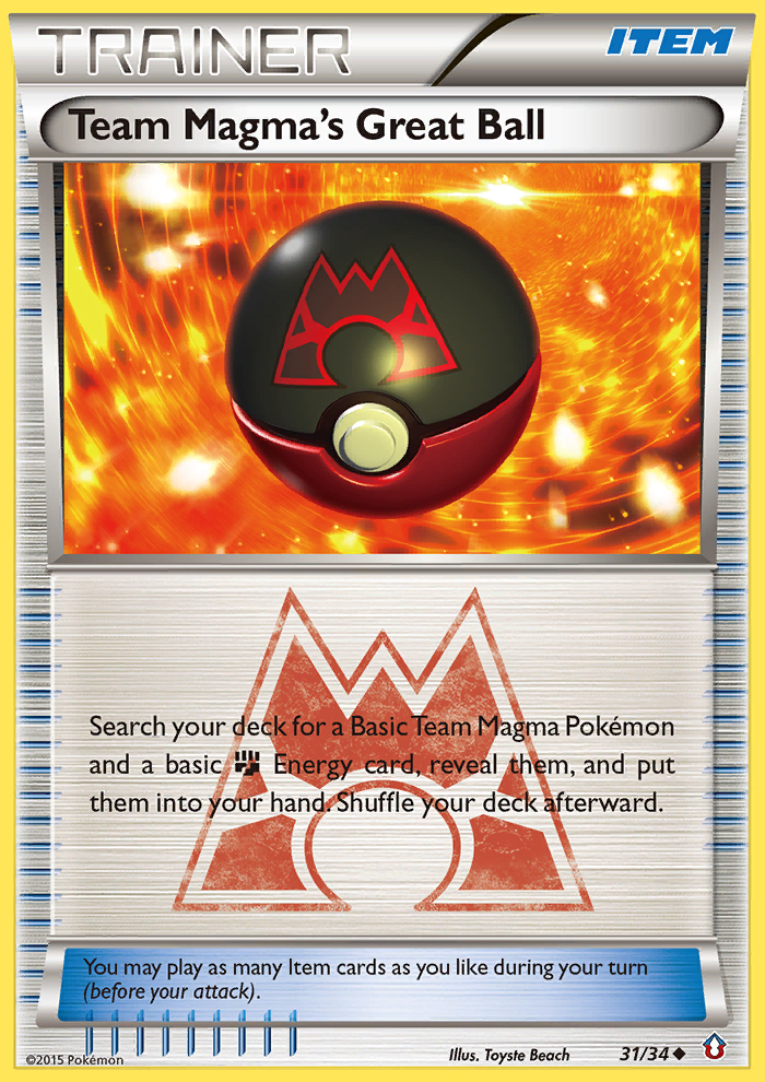 Team Magma's Great Ball (31/34) [XY: Double Crisis] | Chromatic Games