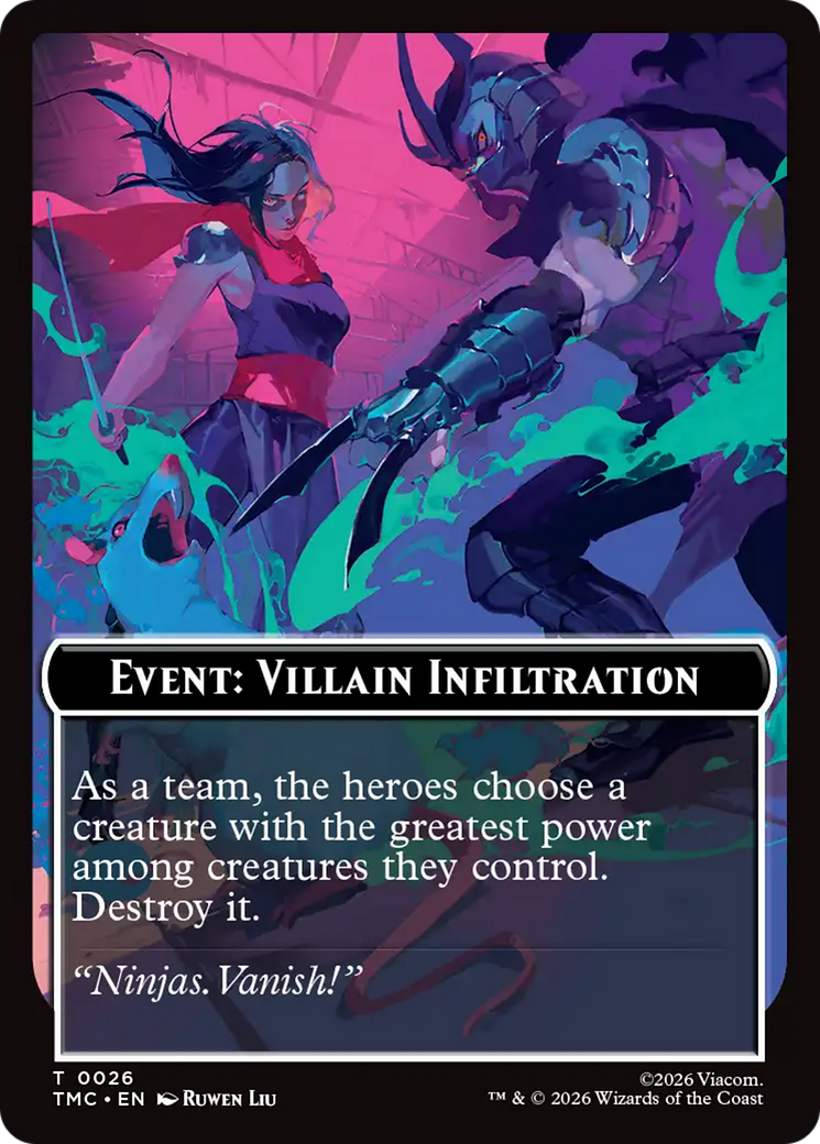 Event: Villain Infiltration [Teenage Mutant Ninja Turtles Commander Tokens] | Chromatic Games