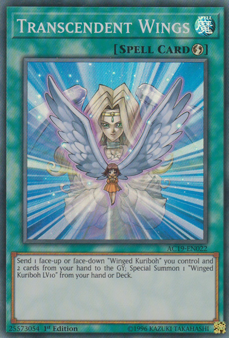Transcendent Wings [AC19-EN022] Super Rare | Chromatic Games