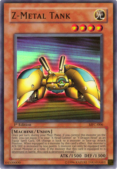 Z-Metal Tank [MFC-006] Super Rare | Chromatic Games