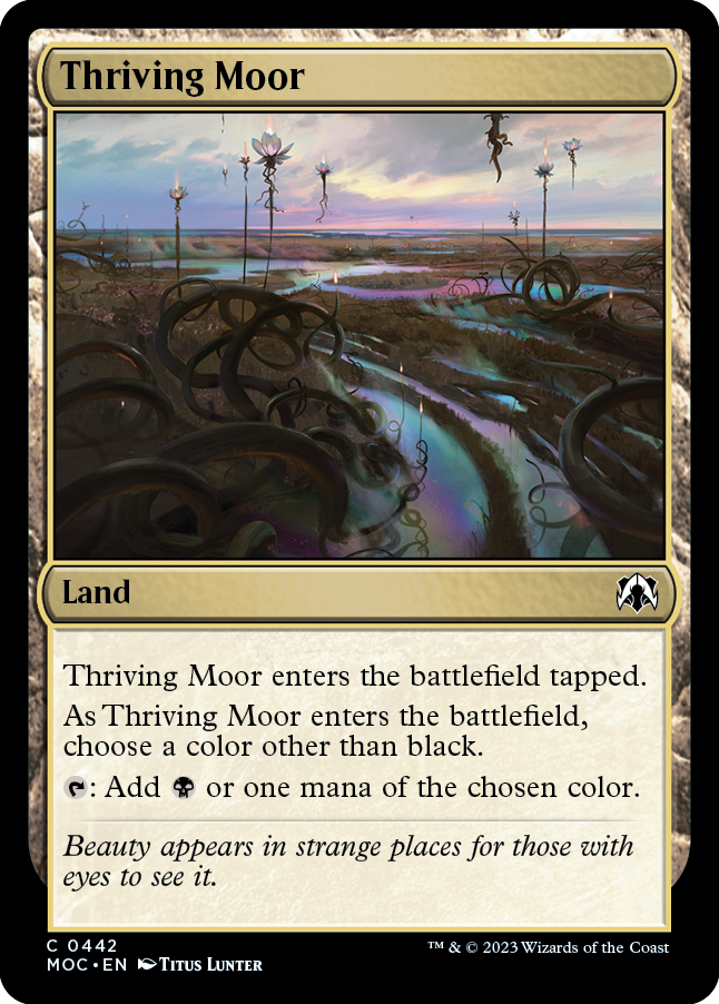 Thriving Moor [March of the Machine Commander] | Chromatic Games