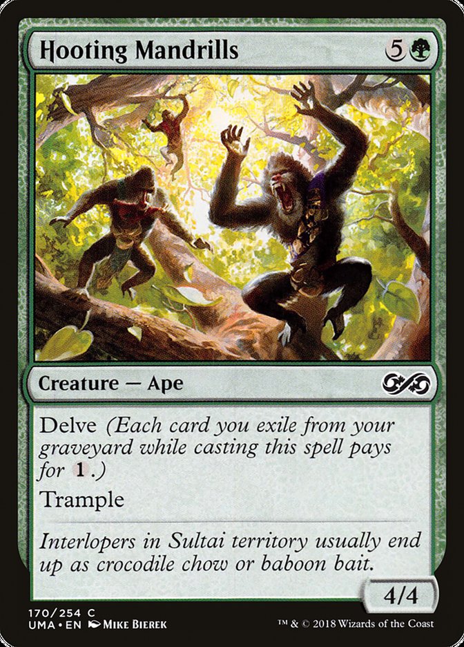 Hooting Mandrills 170/254 (Ultimate Masters)  - Foil | Chromatic Games