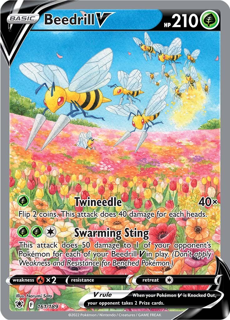 Beedrill V (161/189) [Sword & Shield: Astral Radiance] | Chromatic Games