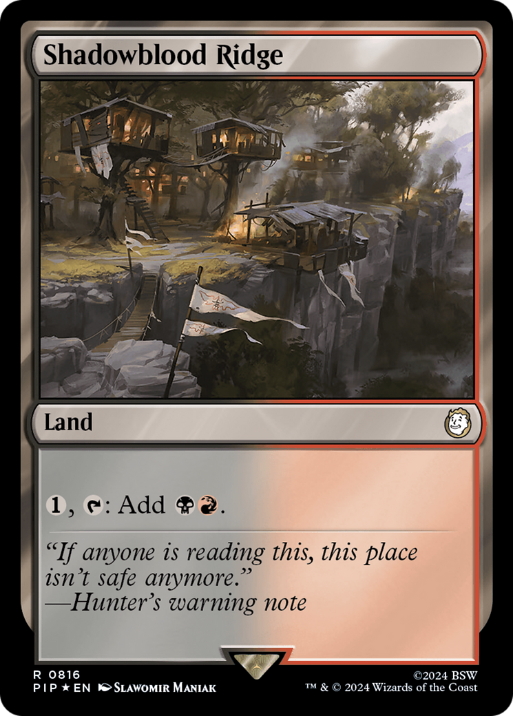 Shadowblood Ridge (Surge Foil) [Fallout] | Chromatic Games