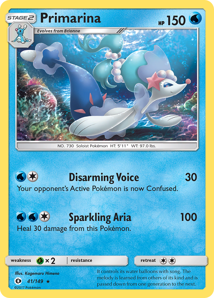 Primarina (41/149) [Sun & Moon: Base Set] | Chromatic Games