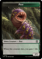 Pest // Plot Double-Sided Token [Outlaws of Thunder Junction Tokens] | Chromatic Games