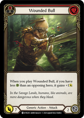 Wounded Bull (Red) [U-WTR200] (Welcome to Rathe Unlimited)  Unlimited Rainbow Foil | Chromatic Games