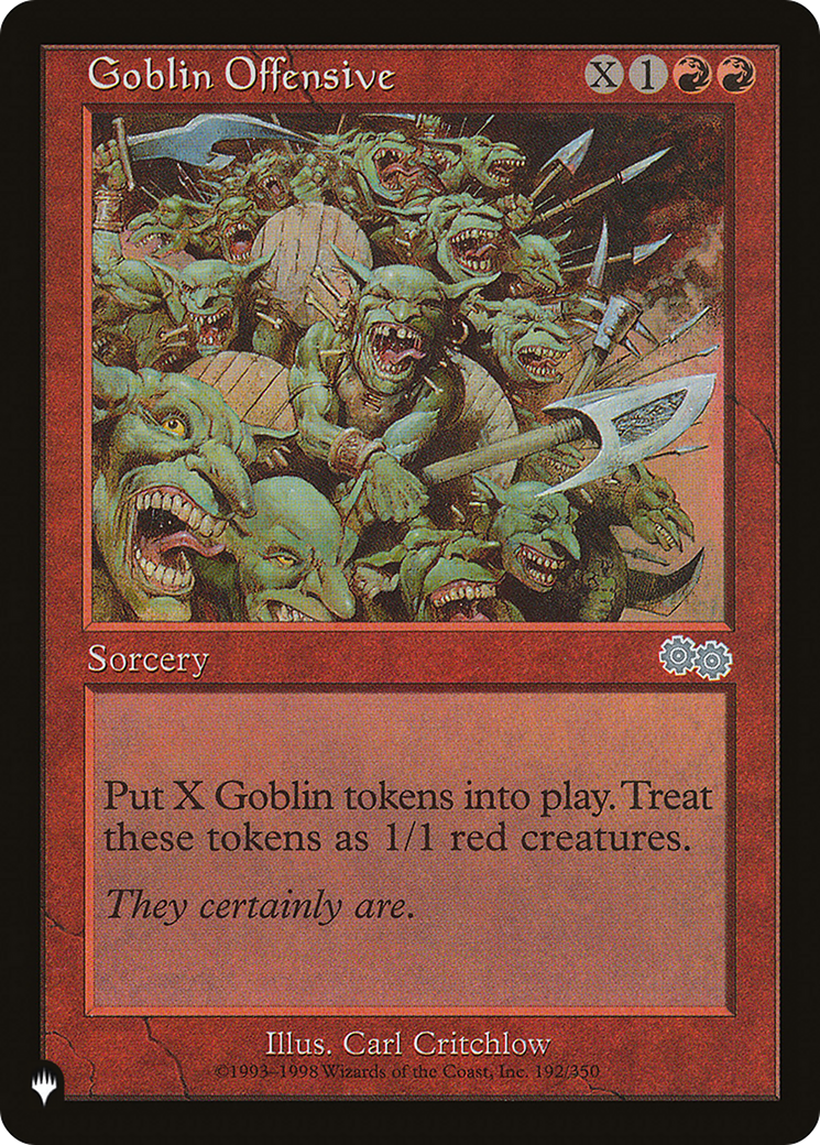 Goblin Offensive [The List Reprints] | Chromatic Games