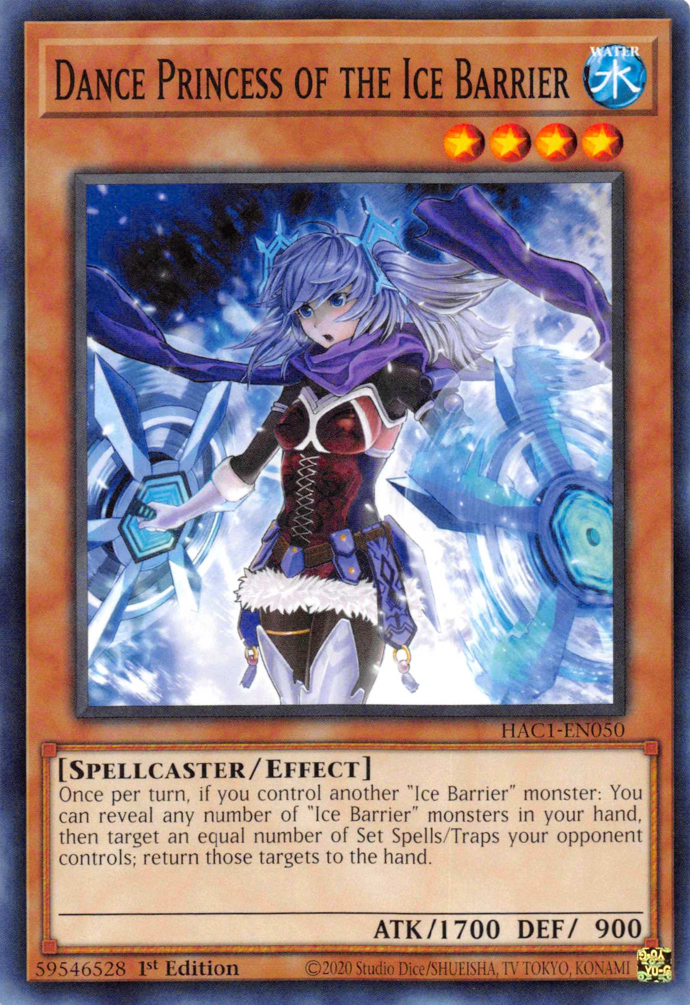 Dance Princess of the Ice Barrier [HAC1-EN050] Common | Chromatic Games