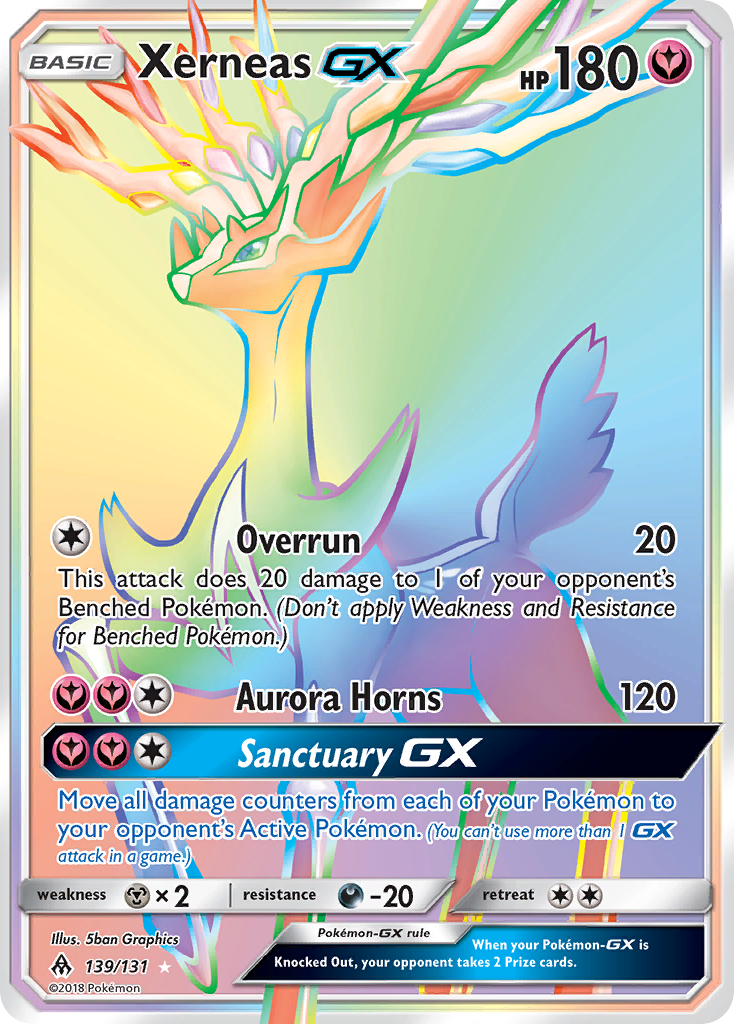 Xerneas GX (139/131) [Sun & Moon: Forbidden Light] | Chromatic Games