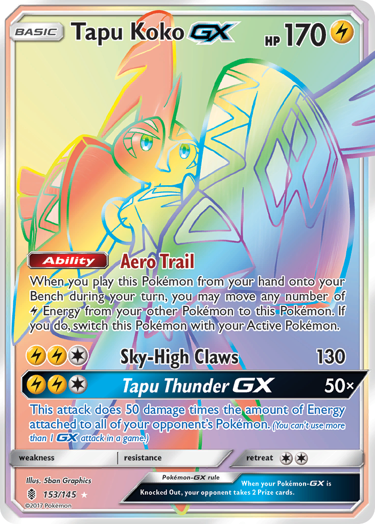 Tapu Koko GX (153/145) [Sun & Moon: Guardians Rising] | Chromatic Games