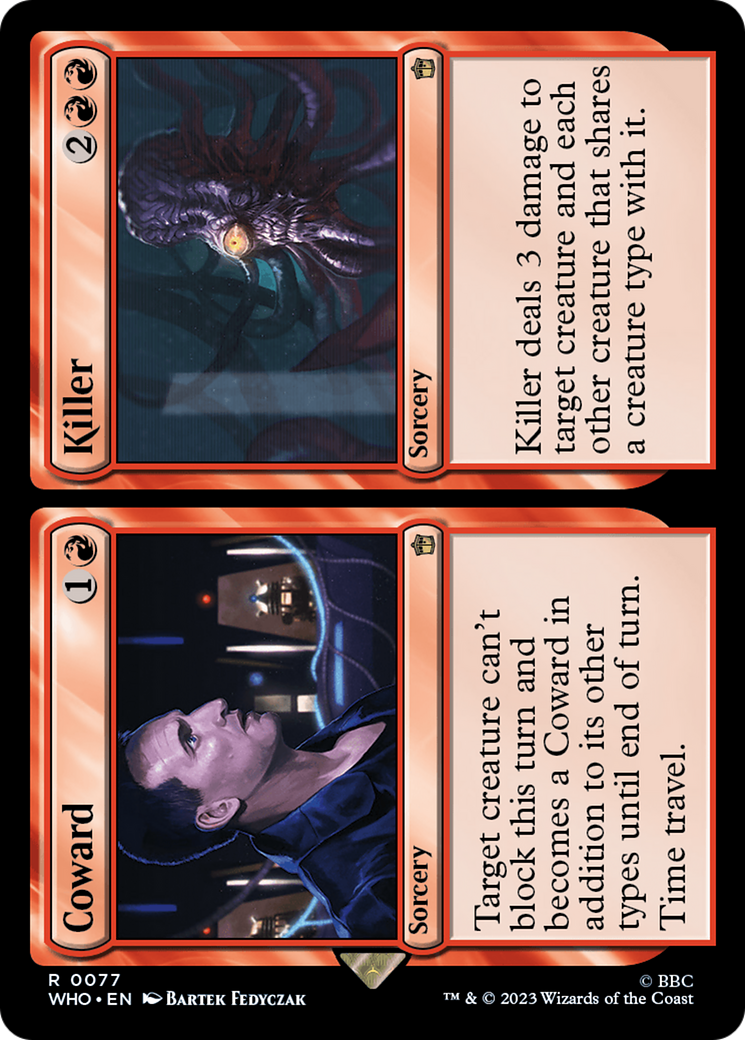 Coward // Killer [Doctor Who] | Chromatic Games
