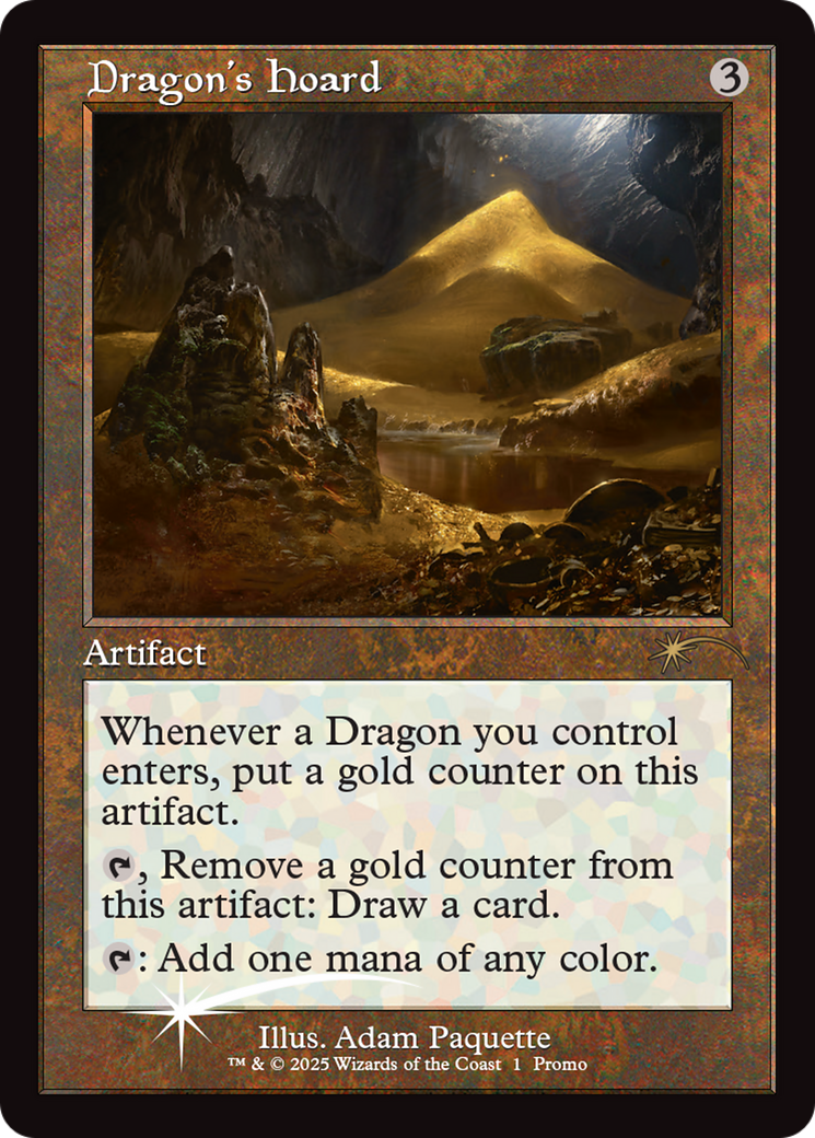 Dragon's Hoard (Retro Frame) [Wizards Play Network 2025] | Chromatic Games