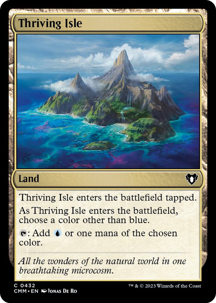 Thriving Isle 432/451 (Commander Masters)  - Foil | Chromatic Games