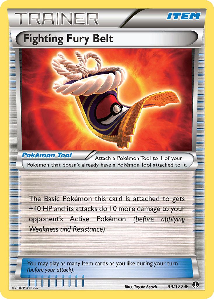 Fighting Fury Belt (99/122) [XY: BREAKpoint] | Chromatic Games