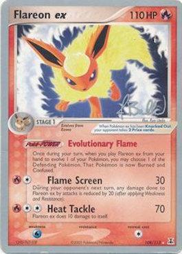 Flareon ex (108/113) (Eeveelutions - Jimmy Ballard) [World Championships 2006] | Chromatic Games