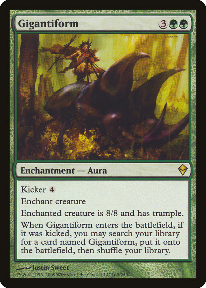 Gigantiform 162/249 (Zendikar)  | Chromatic Games
