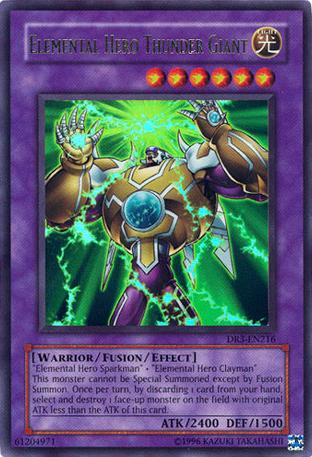 Elemental Hero Thunder Giant [DR3-EN216] Ultra Rare | Chromatic Games