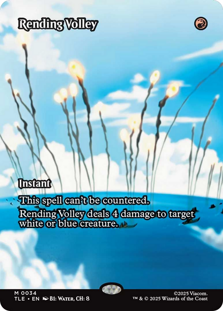Rending Volley (Borderless) [Avatar: The Last Airbender: Eternal-Legal] | Chromatic Games