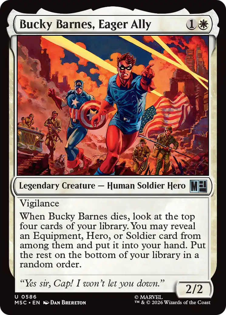Bucky Barnes, Eager Ally [Marvel Super Heroes Commander] | Chromatic Games