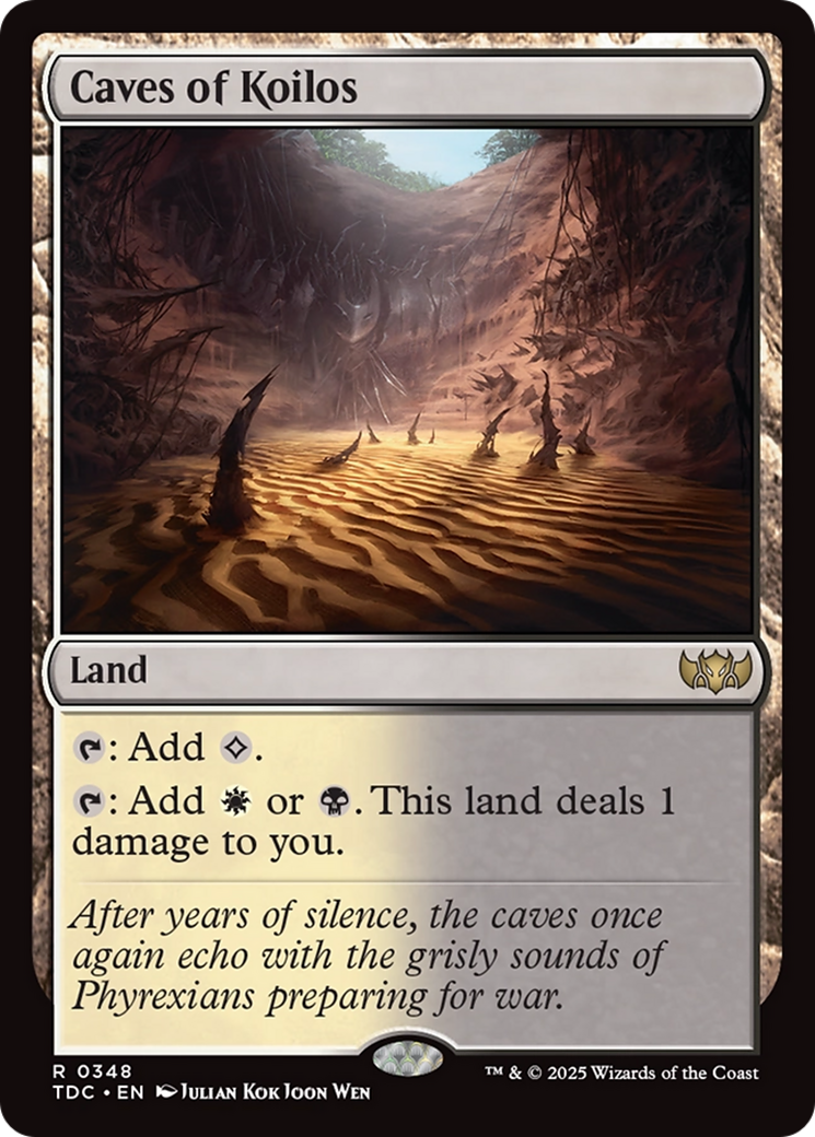 Caves of Koilos [Tarkir: Dragonstorm Commander] | Chromatic Games