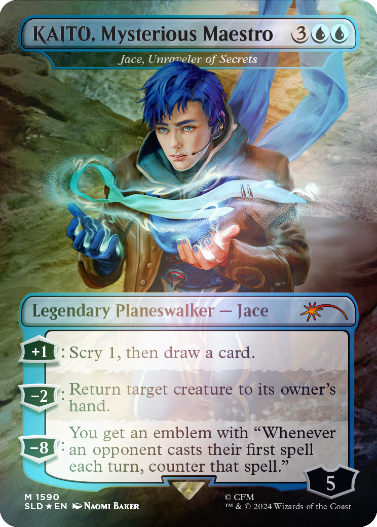 KAITO, Mysterious Maestro - Jace, Unraveler of Secrets (Rainbow Foil) [Secret Lair Drop Series] | Chromatic Games