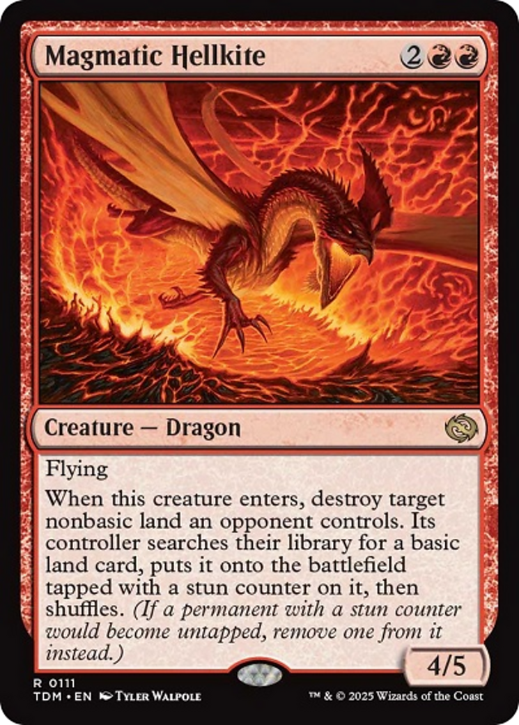 Magmatic Hellkite [Tarkir: Dragonstorm] | Chromatic Games