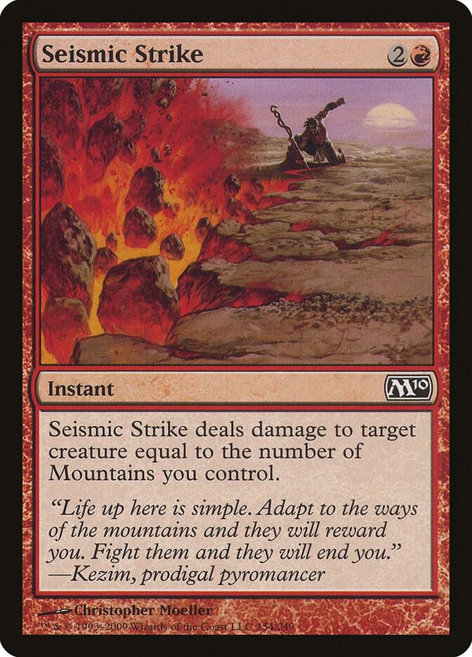 Seismic Strike 154/249 (Magic 2010 (M10))  | Chromatic Games
