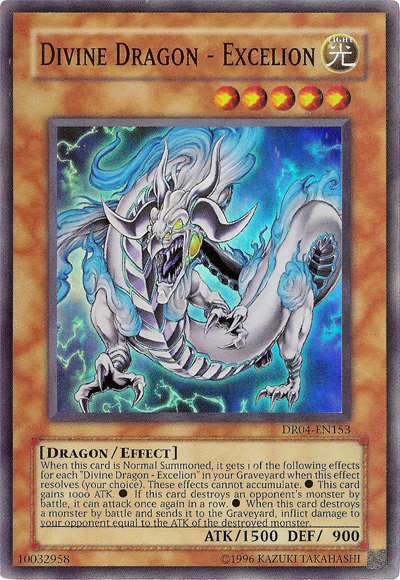 Divine Dragon - Excelion [DR04-EN153] Super Rare | Chromatic Games