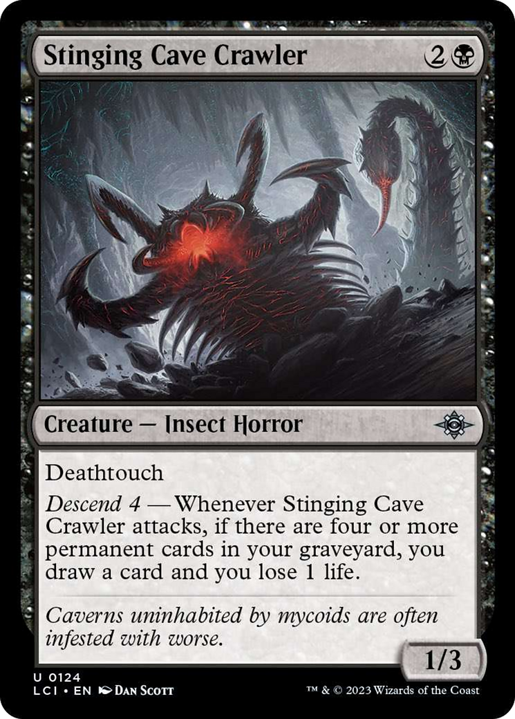 Stinging Cave Crawler [The Lost Caverns of Ixalan] | Chromatic Games