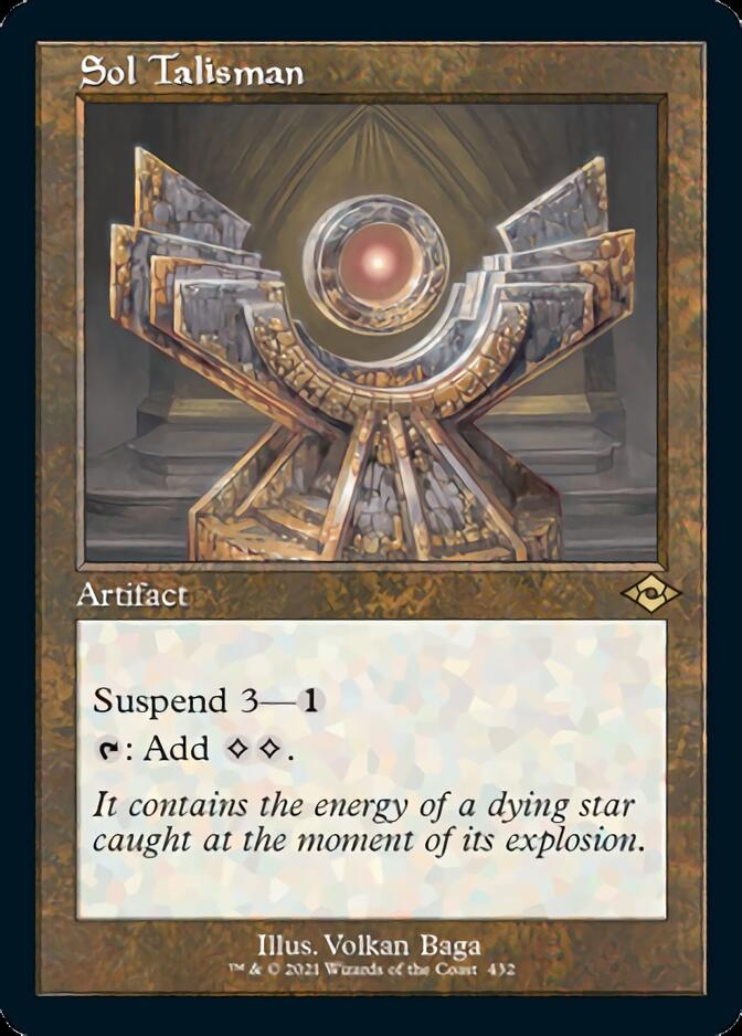 Sol Talisman (Retro Foil Etched) [Modern Horizons 2] | Chromatic Games