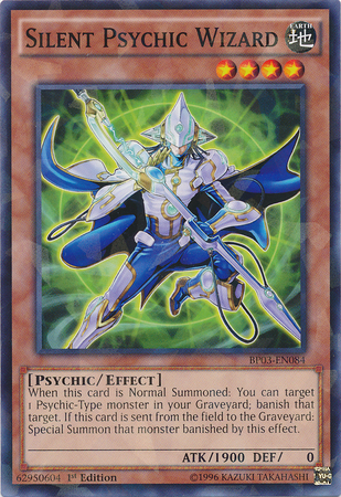 Silent Psychic Wizard [BP03-EN084] Shatterfoil Rare | Chromatic Games