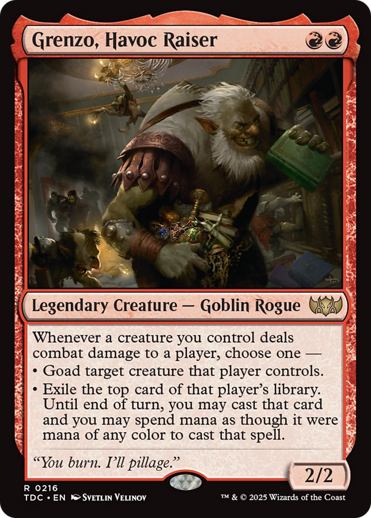Grenzo, Havoc Raiser [Tarkir: Dragonstorm Commander] | Chromatic Games