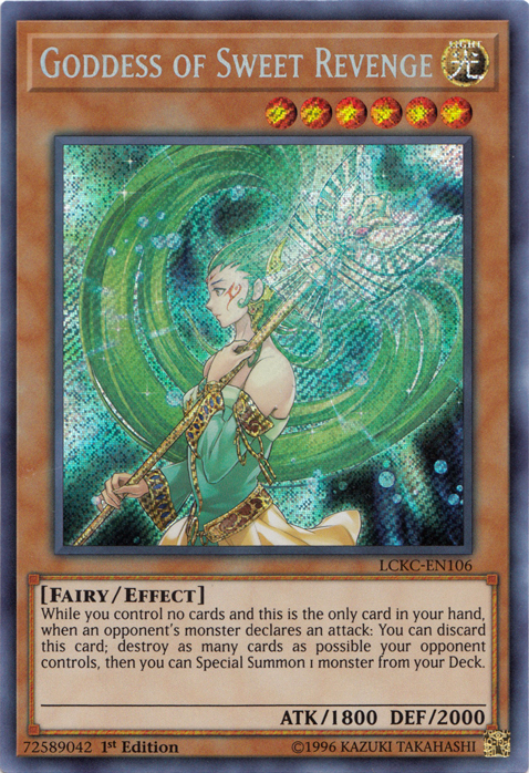 Goddess of Sweet Revenge [LCKC-EN106] Secret Rare | Chromatic Games